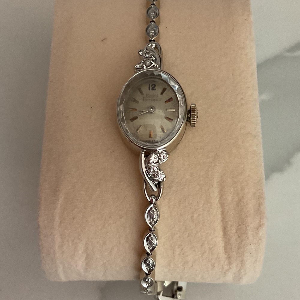Girard Perregaux 14 kt gold and diamond watch - Picture 2 of 6